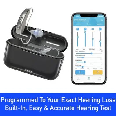 BTE Bluetooth Hearing Aids (App Controlled) - Pure Sound