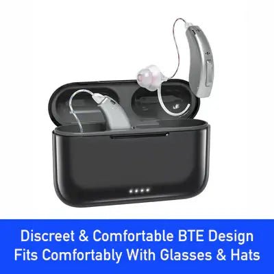 BTE Bluetooth Hearing Aids (App Controlled) - Pure Sound
