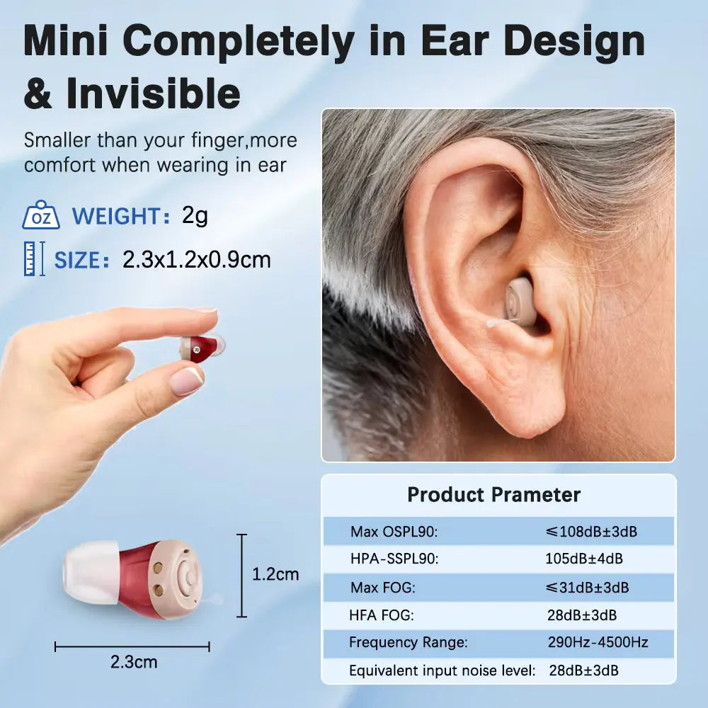 ClearHear Mini Personal Sound Amplifier Pure Sound