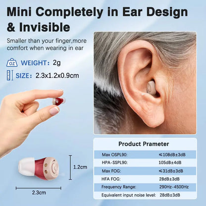 ClearHear Mini Personal Sound Amplifier Pure Sound