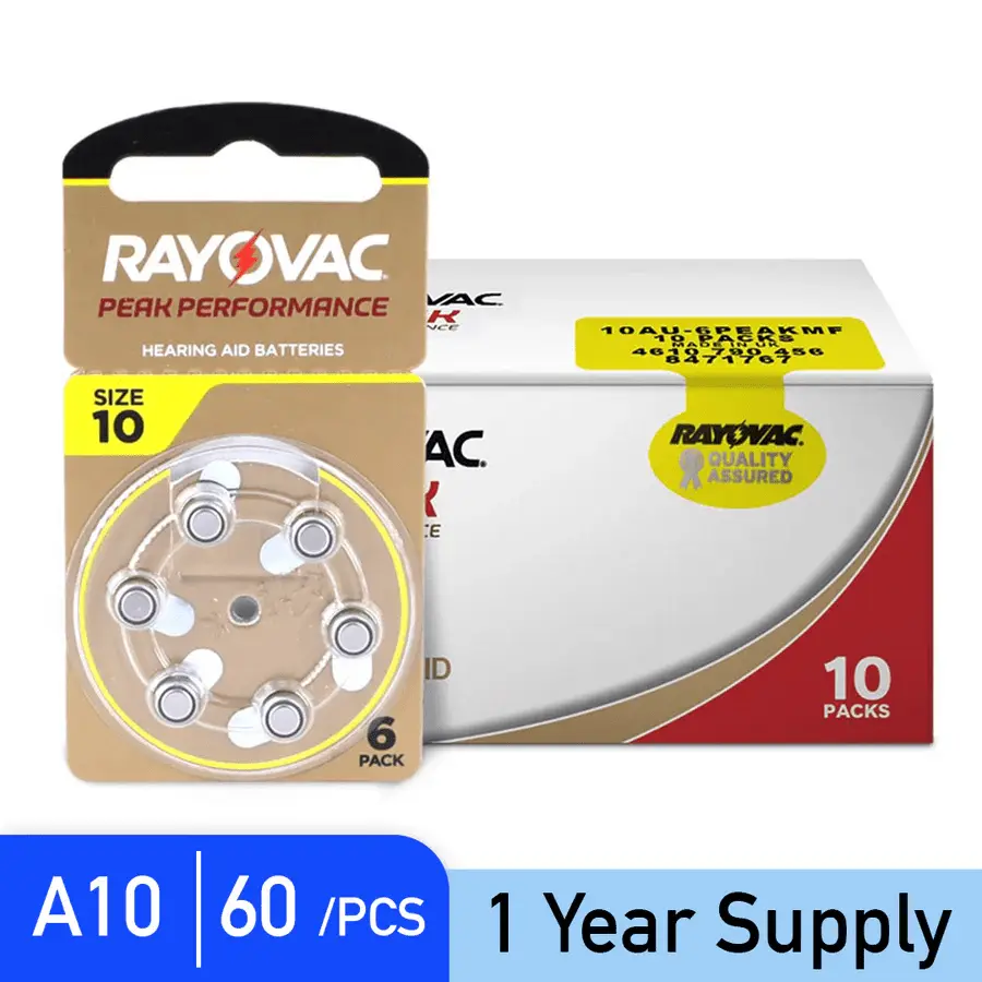 A10 Batteries (Box Of 60) Pure Sound