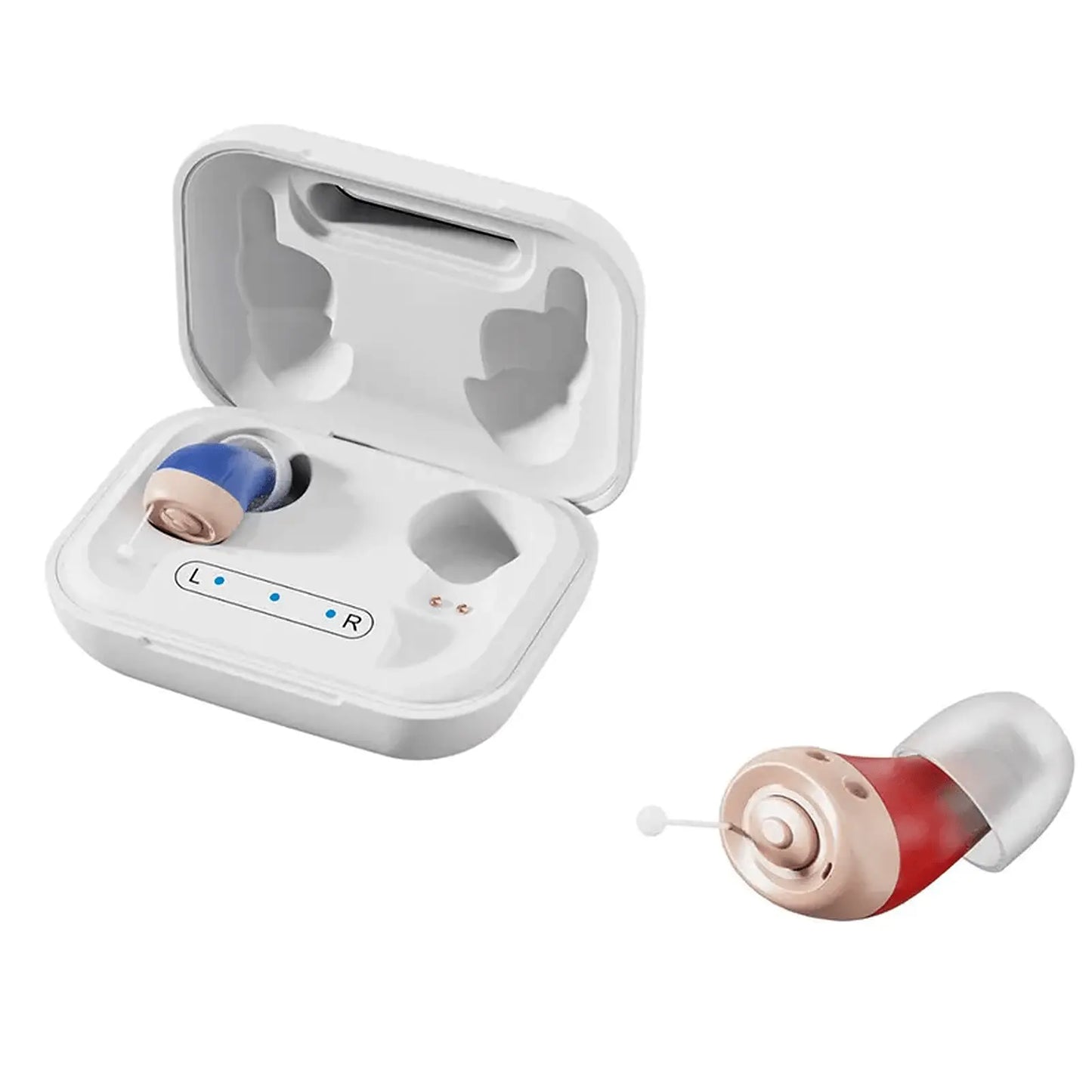 Mini Invisible Rechargeable Hearing Aids – 16-Channel Digital Noise Reduction (Pair) GSR