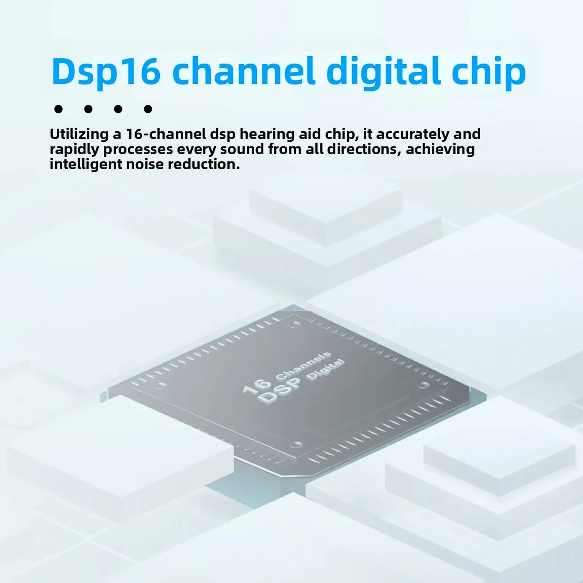 Mini Invisible Rechargeable Hearing Aids – 16-Channel Digital Noise Reduction (Pair) GSR